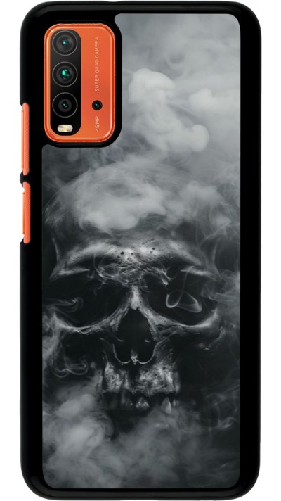 Coque Xiaomi Redmi 9T - Halloween 2024 smoky skull