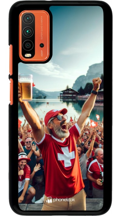 Coque Xiaomi Redmi 9T - Victoire suisse fan zone Euro 2024
