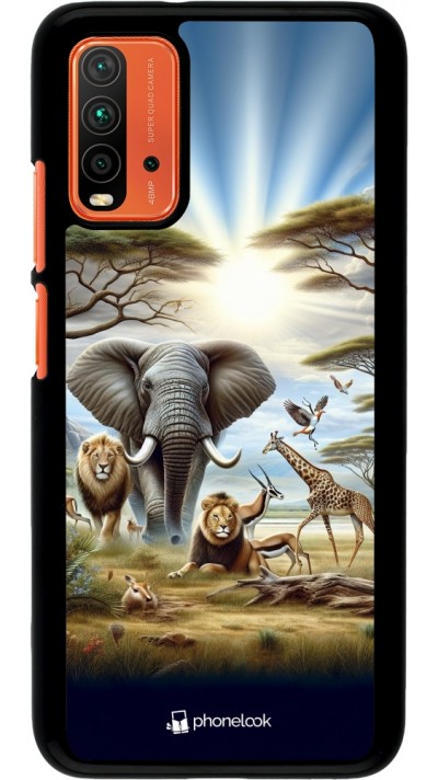 Coque Xiaomi Redmi 9T - Vie sauvage africaine