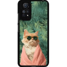 Coque Xiaomi Redmi Note 11 / 11S - Cat Summer Palms