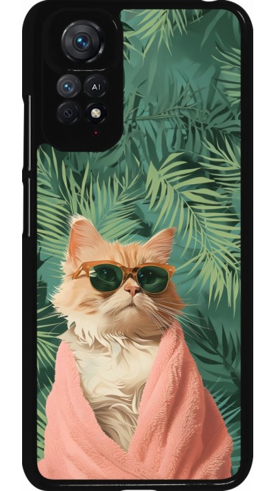 Coque Xiaomi Redmi Note 11 / 11S - Cat Summer Palms