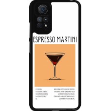 Xiaomi Redmi Note 11 / 11S Case Hülle - Cocktail Rezept Espresso Martini