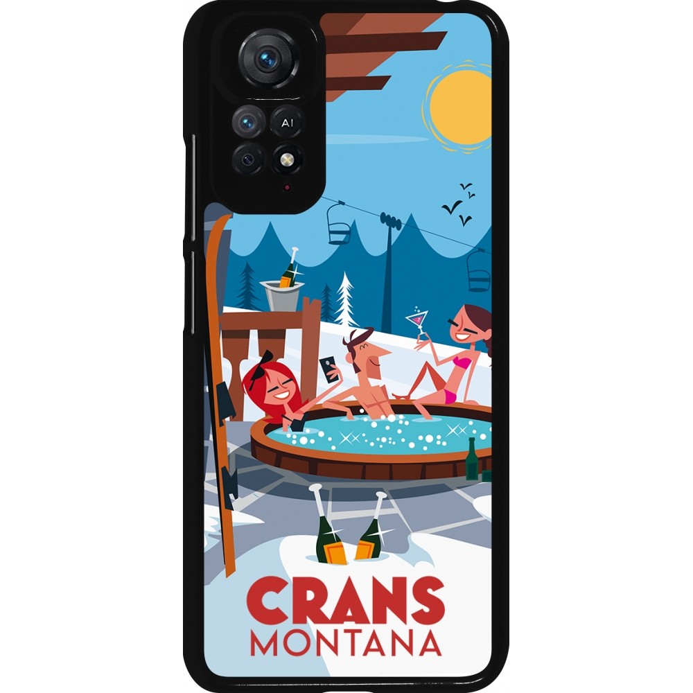 Xiaomi Redmi Note 11 / 11S Case Hülle - Crans-Montana Mountain Jacuzzi