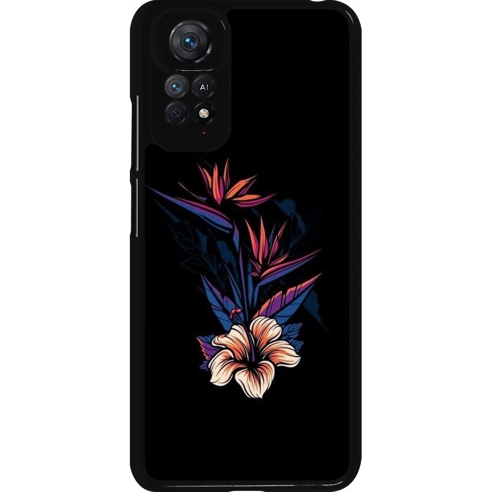 Xiaomi Redmi Note 11 / 11S Case Hülle - Dark Flowers