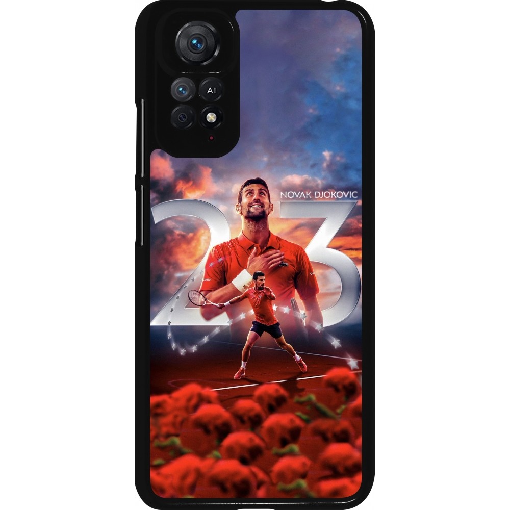 Xiaomi Redmi Note 11 / 11S Case Hülle - Djokovic 23 Grand Slam