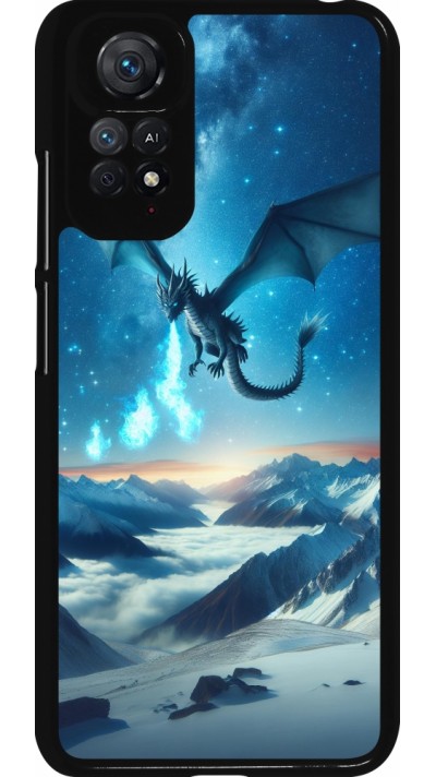 Coque Xiaomi Redmi Note 11 / 11S - Dragon nocturne montagne