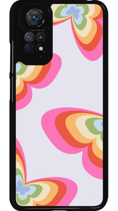 Coque Xiaomi Redmi Note 11 / 11S - Easter 2024 rainbow butterflies