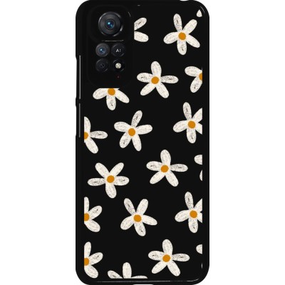 Coque Xiaomi Redmi Note 11 / 11S - Easter 2024 white on black flower