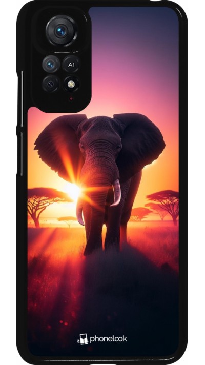 Coque Xiaomi Redmi Note 11 / 11S - Elephant Sunrise Beauty