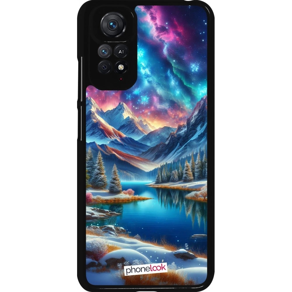 Coque Xiaomi Redmi Note 11 / 11S - Fantasy Mountain Lake Sky Stars