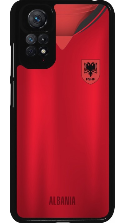 Coque Xiaomi Redmi Note 11 / 11S - Maillot de football Albanie personnalisable