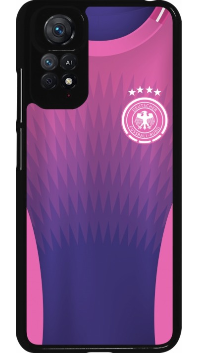 Coque Xiaomi Redmi Note 11 / 11S - Maillot de football Allemagne Extérieur personnalisable