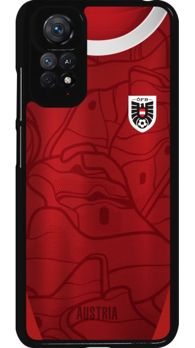 Coque Xiaomi Redmi Note 11 / 11S - Maillot de football Autriche personnalisable