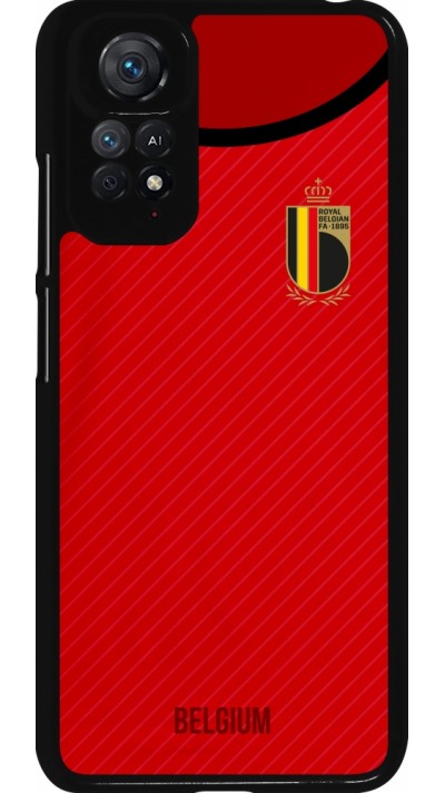 Coque Xiaomi Redmi Note 11 / 11S - Maillot de football Belgique 2022 personnalisable