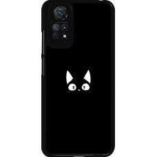 Xiaomi Redmi Note 11 / 11S Case Hülle - Funny cat on black