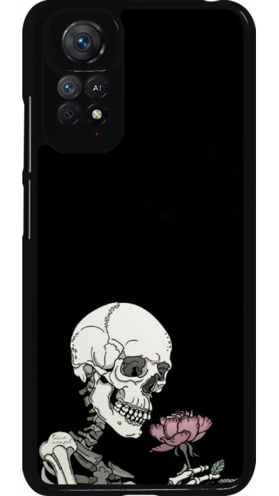 Coque Xiaomi Redmi Note 11 / 11S - Halloween 2023 rose and skeleton