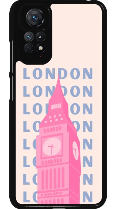 Xiaomi Redmi Note 11 / 11S Case Hülle - London Pink Print