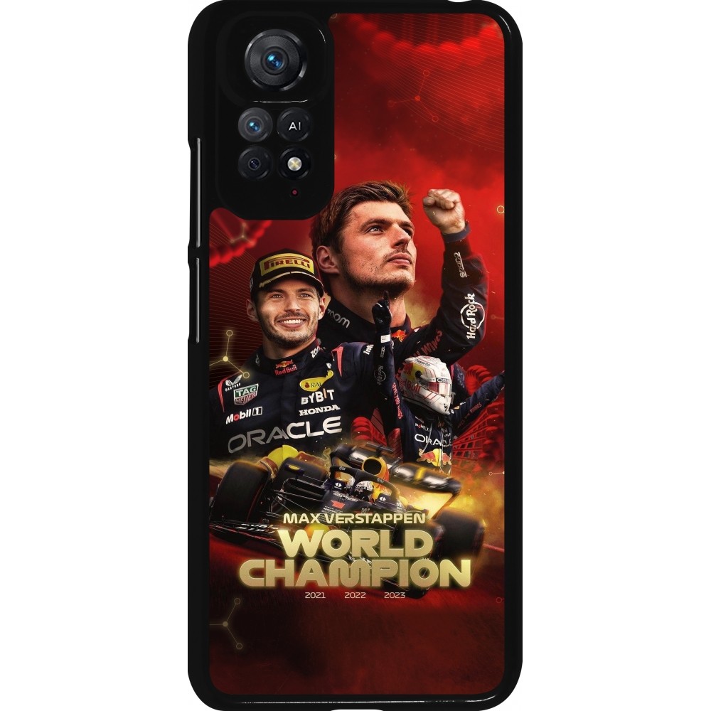 Xiaomi Redmi Note 11 / 11S Case Hülle - Max Verstappen Champion 2023