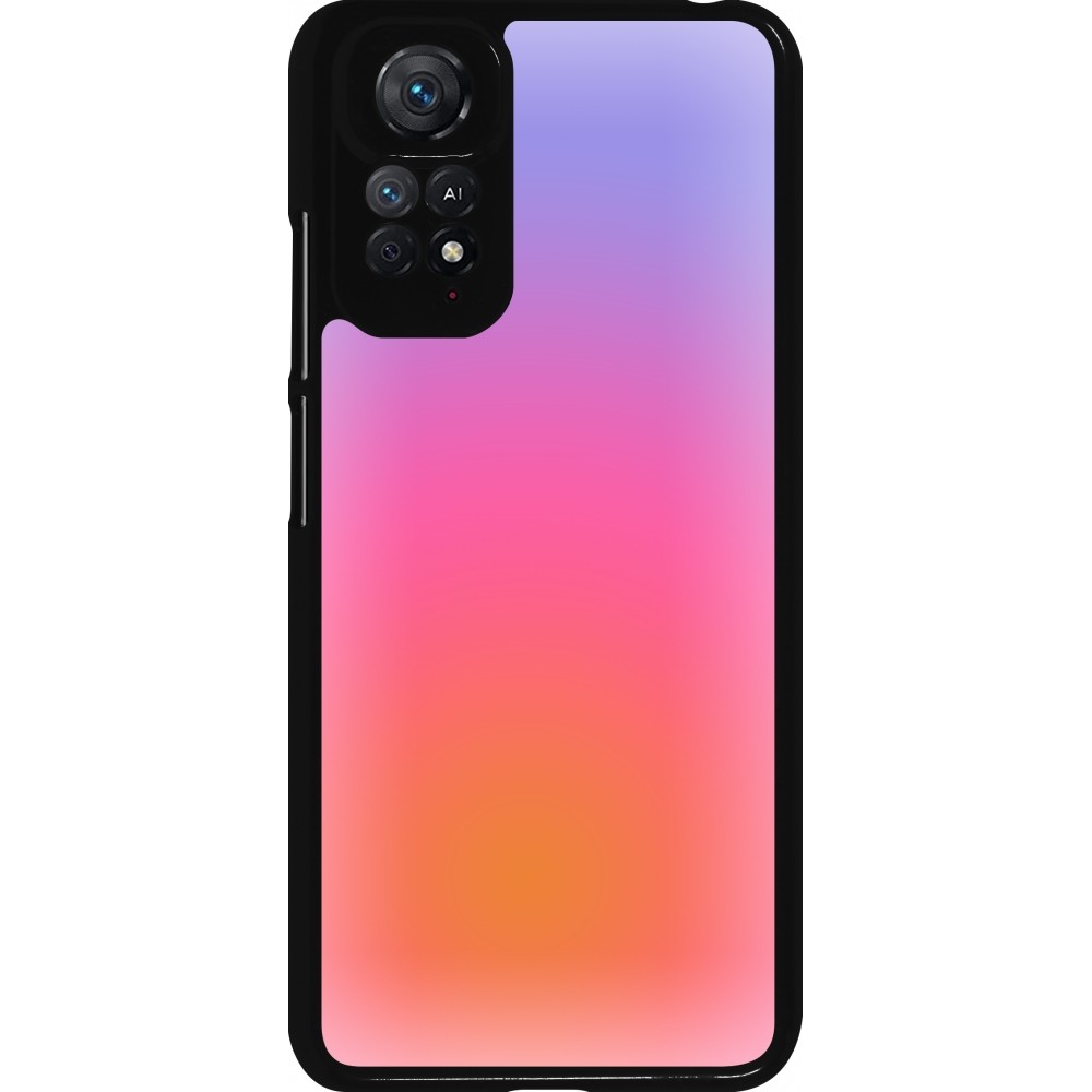 Coque Xiaomi Redmi Note 11 / 11S - Orange Pink Blue Gradient