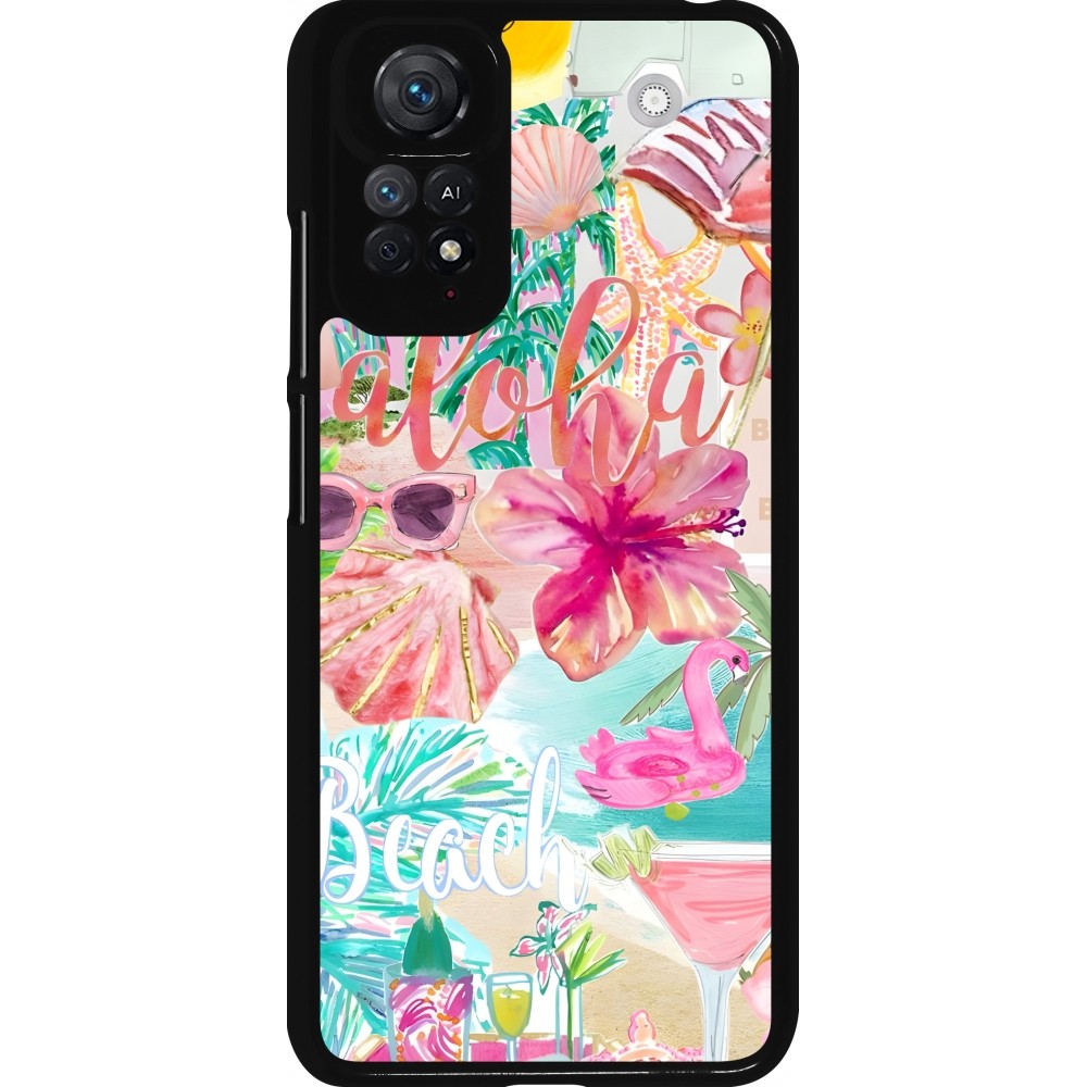 Coque Xiaomi Redmi Note 11 / 11S - Preppy Collage Aloha