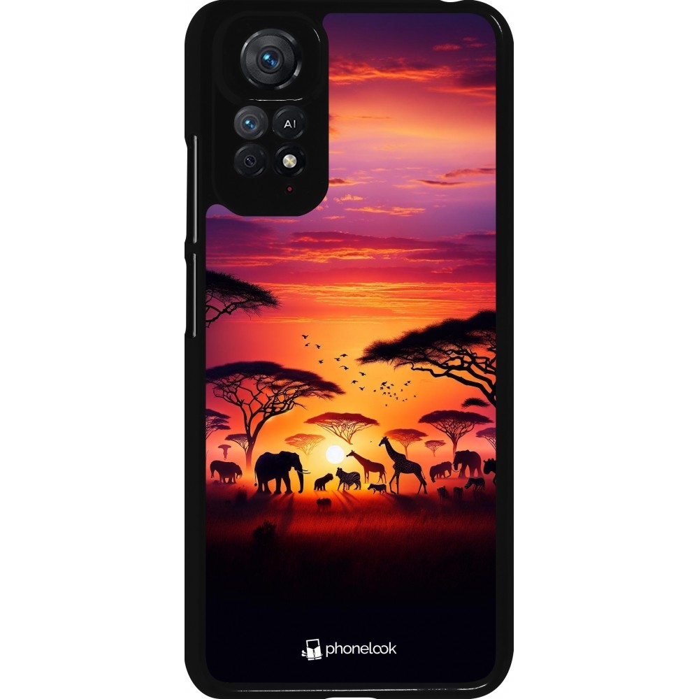 Coque Xiaomi Redmi Note 11 / 11S - Safari sunset wildlife