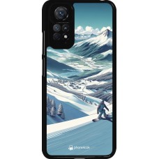 Coque Xiaomi Redmi Note 11 / 11S - Snowboarder Montagne