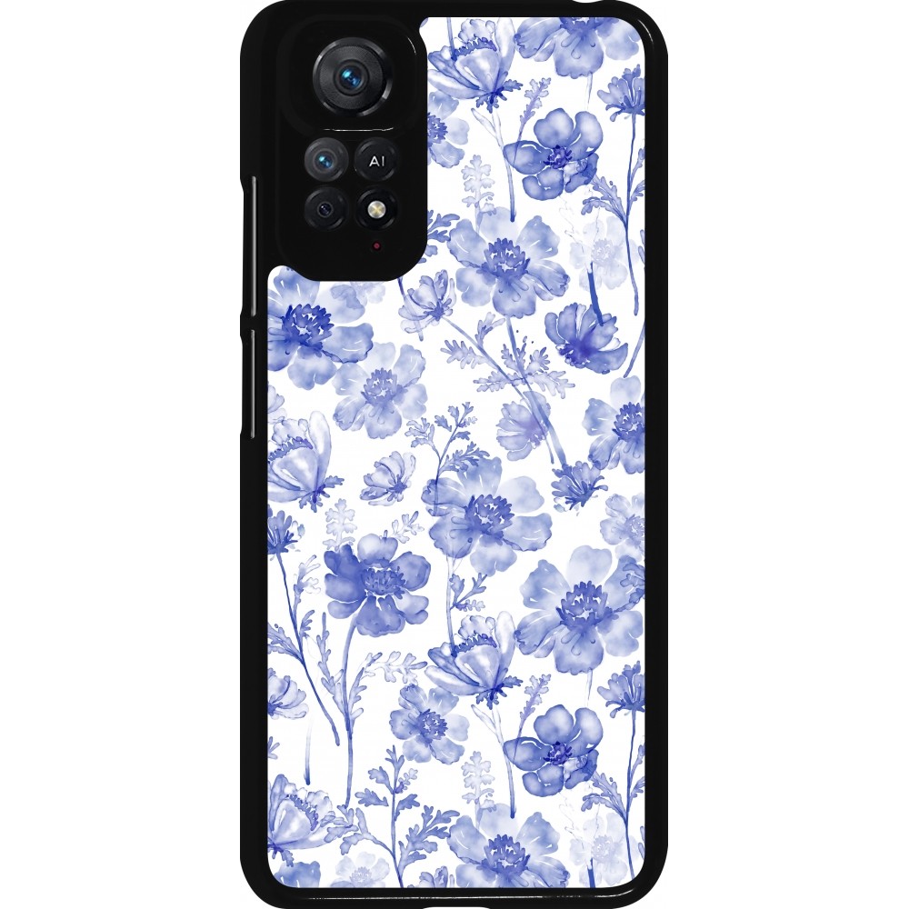 Coque Xiaomi Redmi Note 11 / 11S - Spring 23 watercolor blue flowers