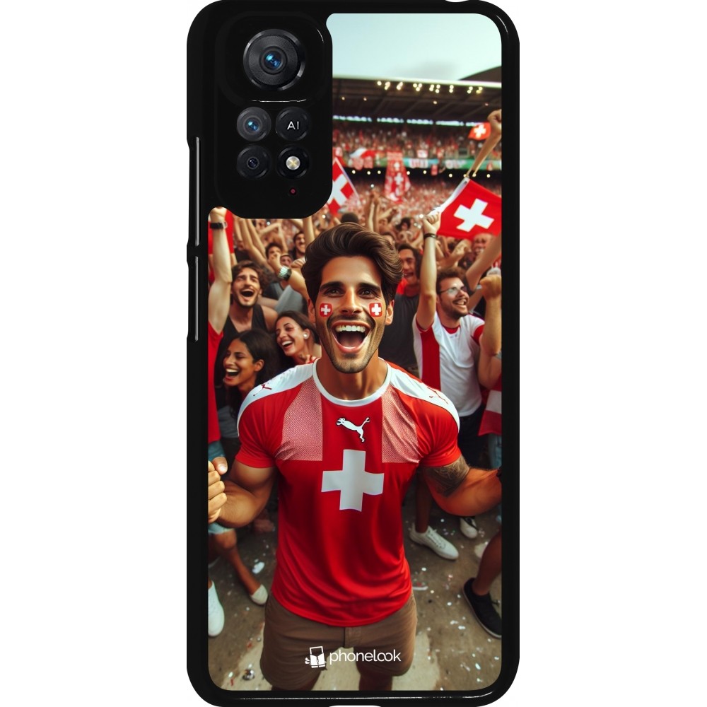 Coque Xiaomi Redmi Note 11 / 11S - Supporter Suisse Euro 2024