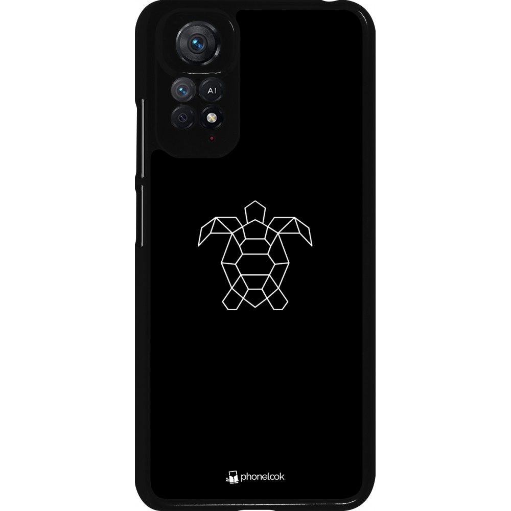 Coque Xiaomi Redmi Note 11 / 11S - Turtles lines on black