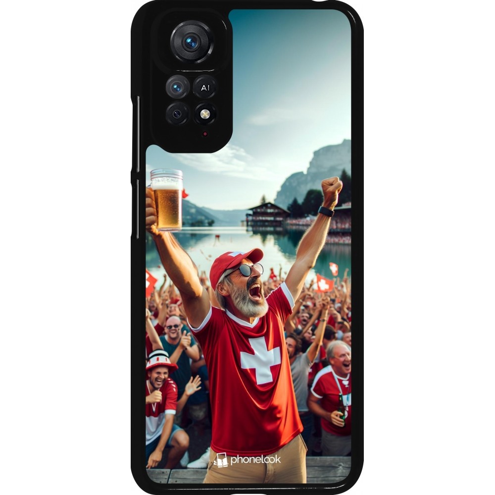 Coque Xiaomi Redmi Note 11 / 11S - Victoire suisse fan zone Euro 2024