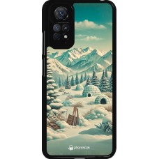 Coque Xiaomi Redmi Note 11 / 11S - Vintage Snowy Mountain Igloo