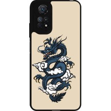 Coque Xiaomi Redmi Note 11 / 11S - Silicone rigide noir Blue Dragon Tattoo