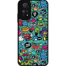 Xiaomi Redmi Note 11 / 11S Case Hülle - Silikon schwarz Cartoons old school