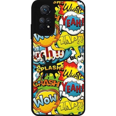 Coque Xiaomi Redmi Note 11 / 11S - Silicone rigide noir Cartoons slogans