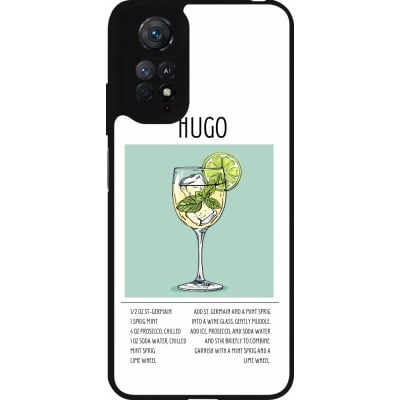 Coque Xiaomi Redmi Note 11 / 11S - Silicone rigide noir Cocktail recette Hugo