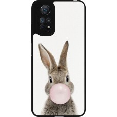 Coque Xiaomi Redmi Note 11 / 11S - Silicone rigide noir Easter 2023 bubble gum bunny