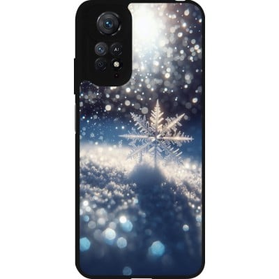 Coque Xiaomi Redmi Note 11 / 11S - Silicone rigide noir Flocon Solaire Éclat