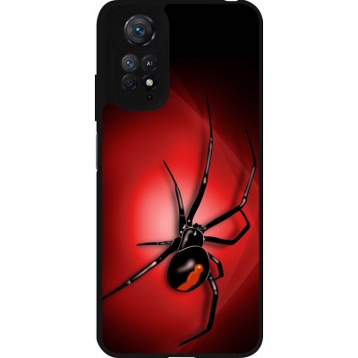 Coque Xiaomi Redmi Note 11 / 11S - Silicone rigide noir Halloween 2023 spider black widow