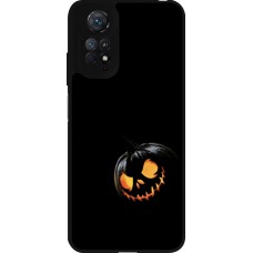 Coque Xiaomi Redmi Note 11 / 11S - Silicone rigide noir Halloween 2023 discreet pumpkin