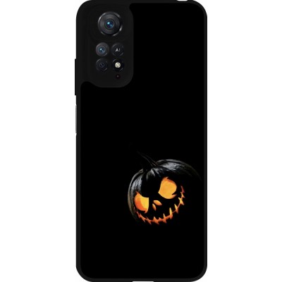 Coque Xiaomi Redmi Note 11 / 11S - Silicone rigide noir Halloween 2023 discreet pumpkin