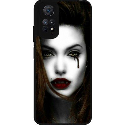 Coque Xiaomi Redmi Note 11 / 11S - Silicone rigide noir Halloween 2023 gothic vampire