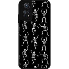 Coque Xiaomi Redmi Note 11 / 11S - Silicone rigide noir Halloween 2024 dancing skeleton