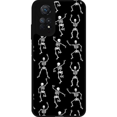 Coque Xiaomi Redmi Note 11 / 11S - Silicone rigide noir Halloween 2024 dancing skeleton