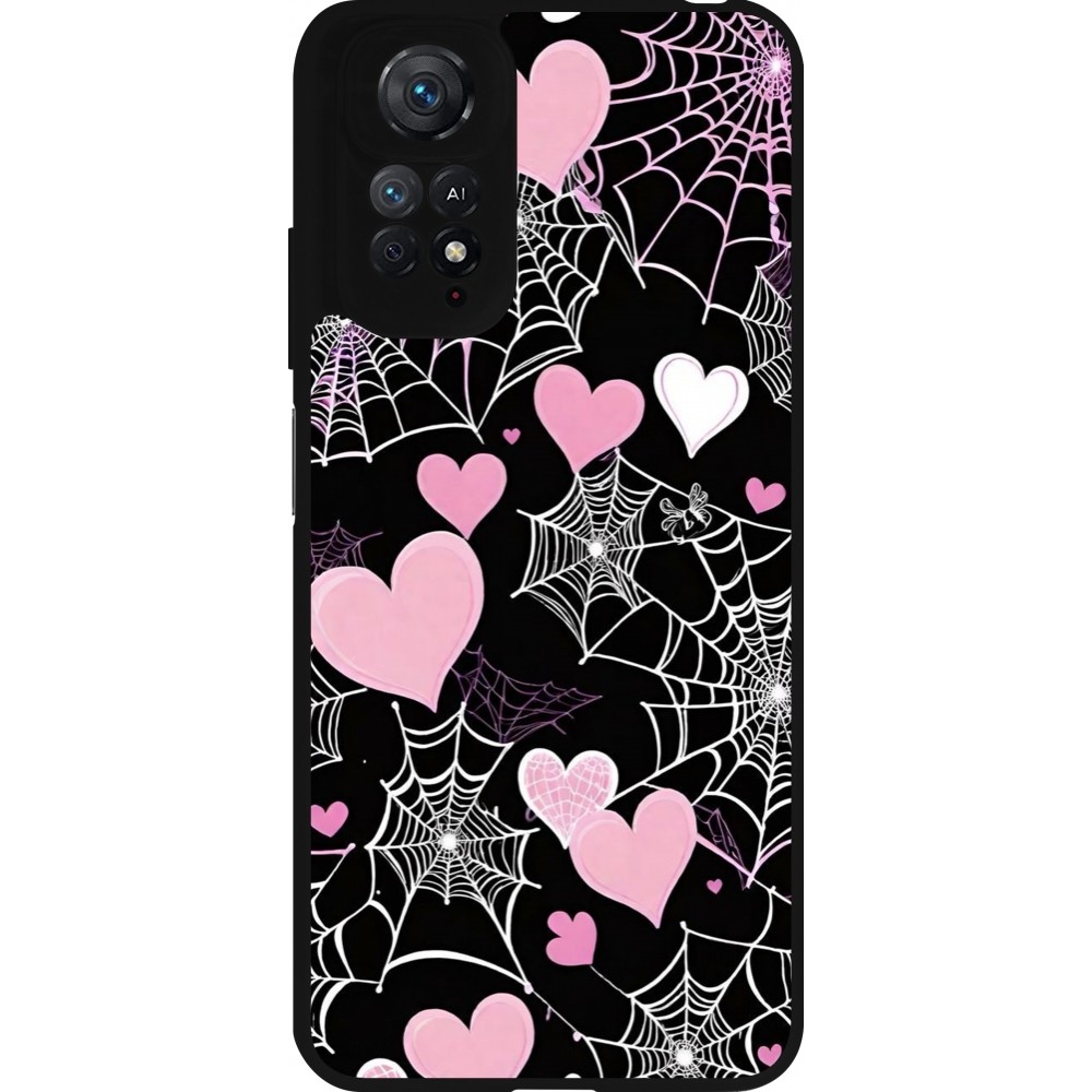 Xiaomi Redmi Note 11 / 11S Case Hülle - Silikon schwarz Halloween 2024 girly