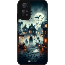 Coque Xiaomi Redmi Note 11 / 11S - Silicone rigide noir Halloween Spookville