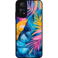 Coque Xiaomi Redmi Note 11 / 11S - Silicone rigide noir Palms Blue