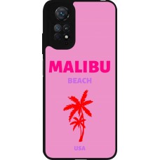 Coque Xiaomi Redmi Note 11 / 11S - Silicone rigide noir Pop Summer Destination Malibu