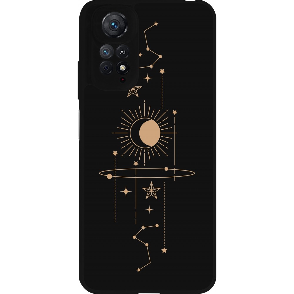 Xiaomi Redmi Note 11 / 11S Case Hülle - Silikon schwarz Spring 23 astro