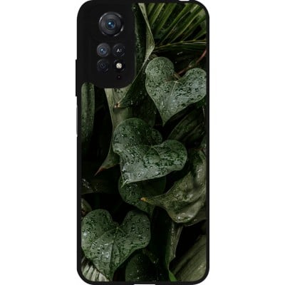 Coque Xiaomi Redmi Note 11 / 11S - Silicone rigide noir Spring 23 fresh plants