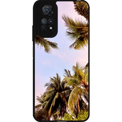 Coque Xiaomi Redmi Note 11 / 11S - Silicone rigide noir Summer 2023 palm tree vibe